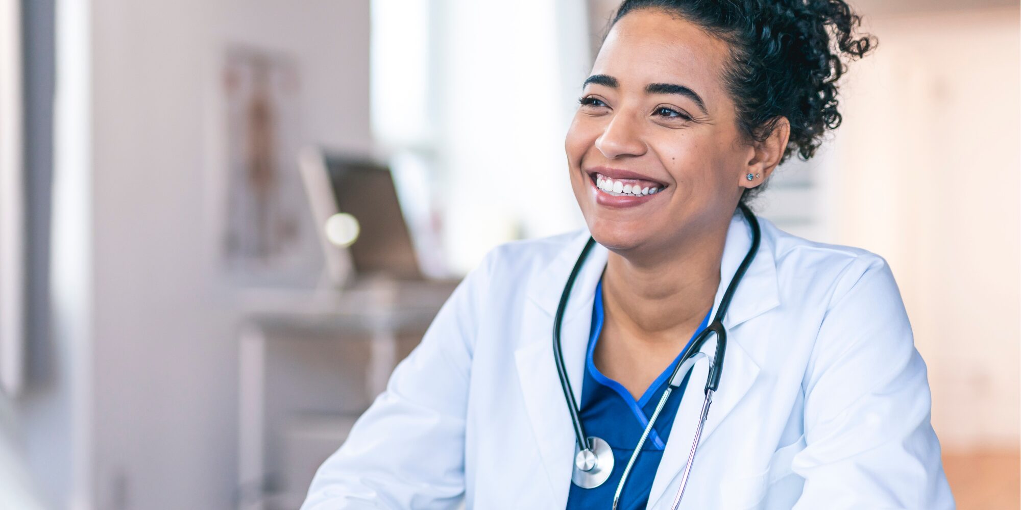 doctor teaching a woman what she needs to know about abortion